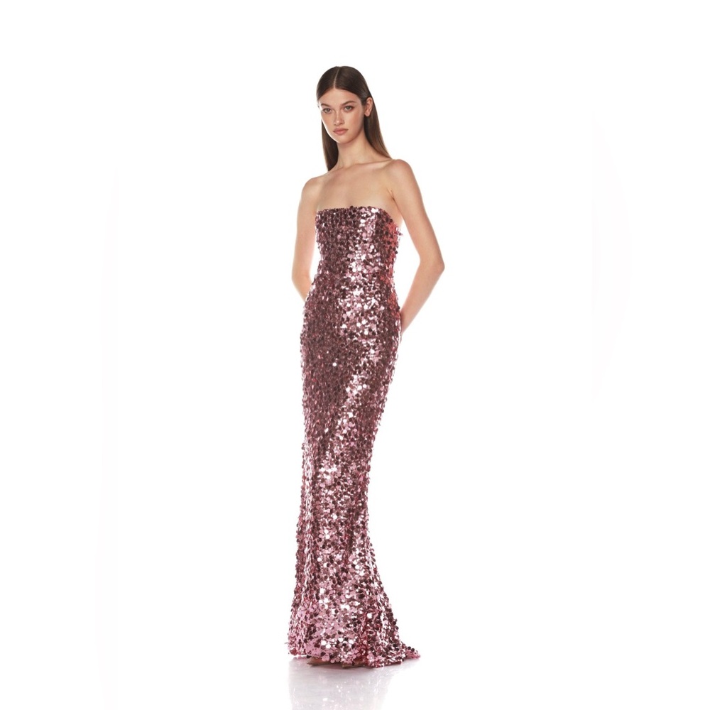 NWOT Bronx and Banco Farah Strapless Gown M - Picture 2 of 16